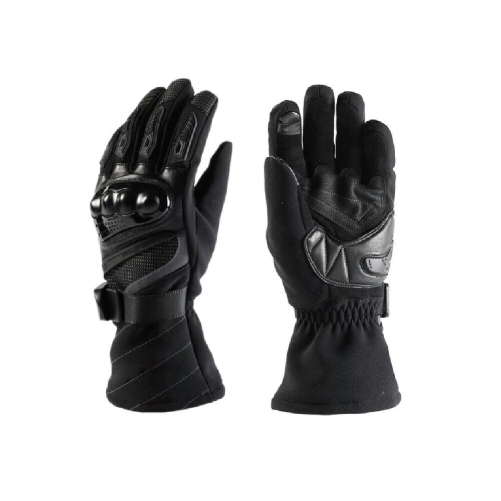 Armored Black Motorcycle Gloves | Motorbike Glove | 200.15