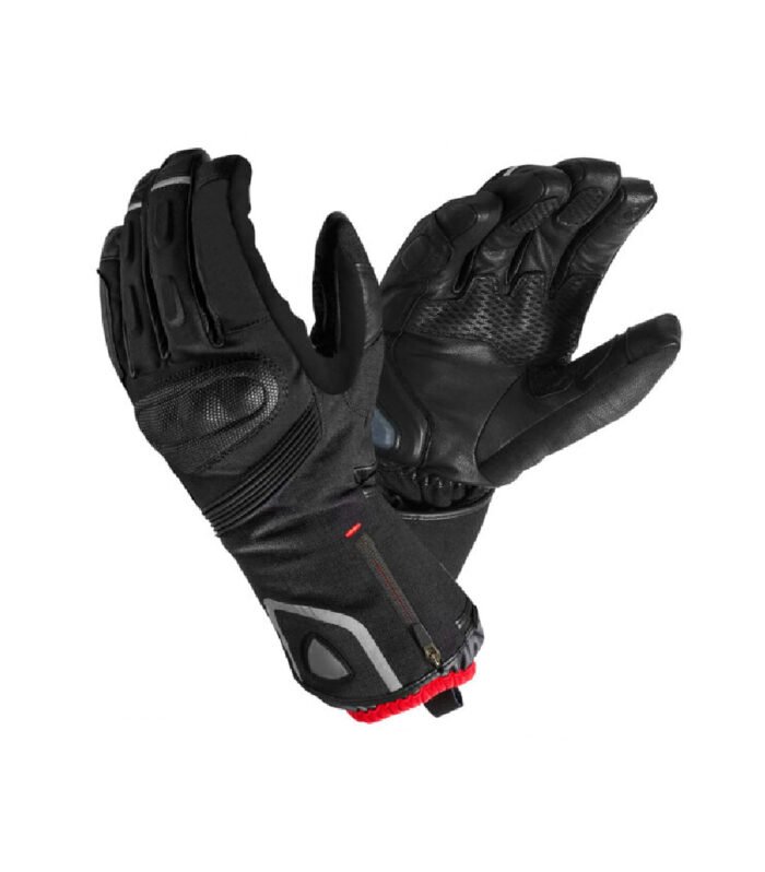 Black Long-Cuff Motorcycle Gloves| Motorbike Glove | 200.13