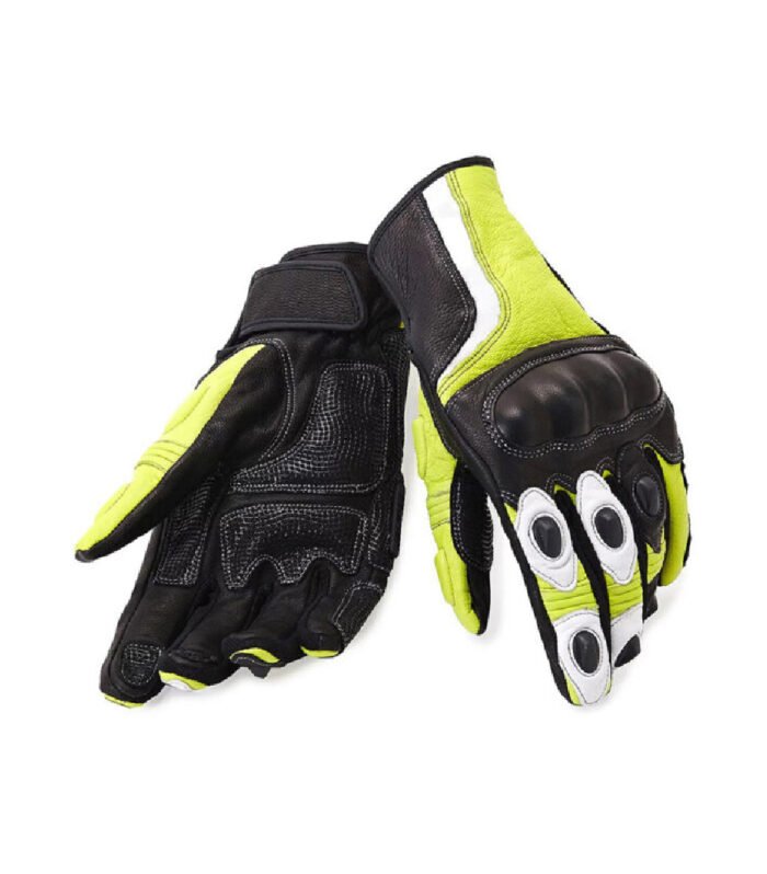 Hi-Vis Motorcycle Gloves | Motorbike Glove | 200.2