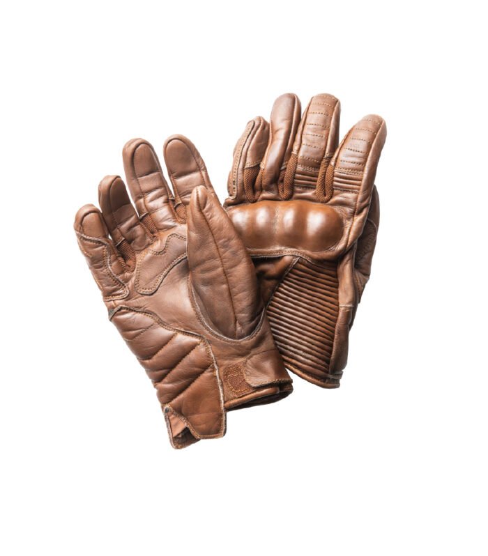 Brown Leather Motorcycle Gloves | Motorbike Glove | 200.18