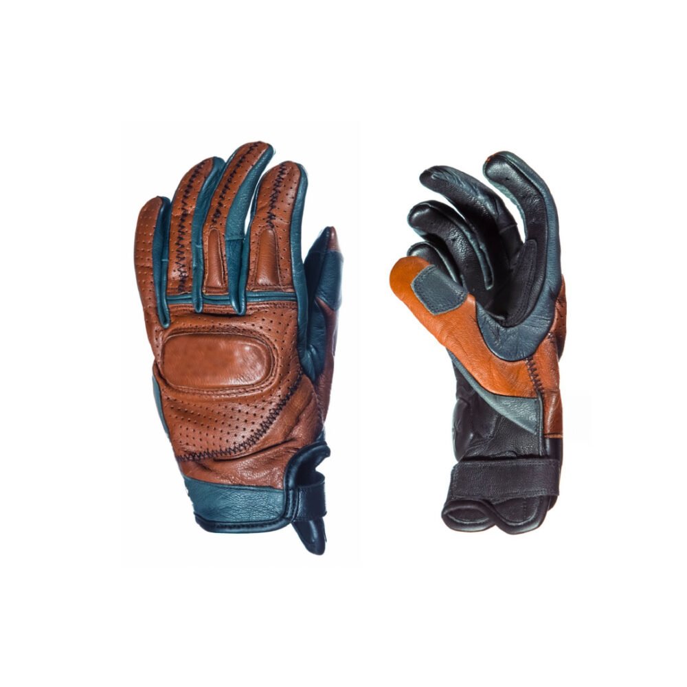 Vintage Brown Motorcycle Gloves | Motorbike Glove | 200.4