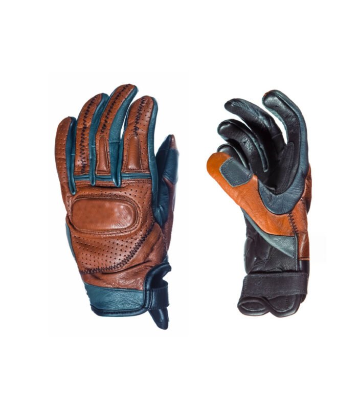Vintage Brown Motorcycle Gloves | Motorbike Glove | 200.4