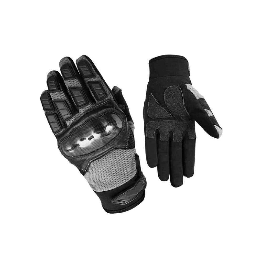 Black & Grey Tactical Motorcycle Gloves | Motorbike Glove | 200.19