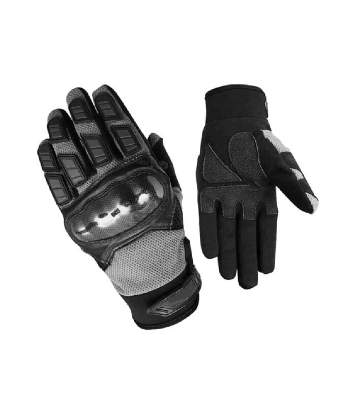 Black & Grey Tactical Motorcycle Gloves | Motorbike Glove | 200.19