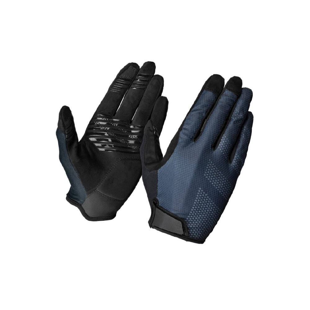 Dark Electric Blue Full-Finger Cycling Gloves | 110.3
