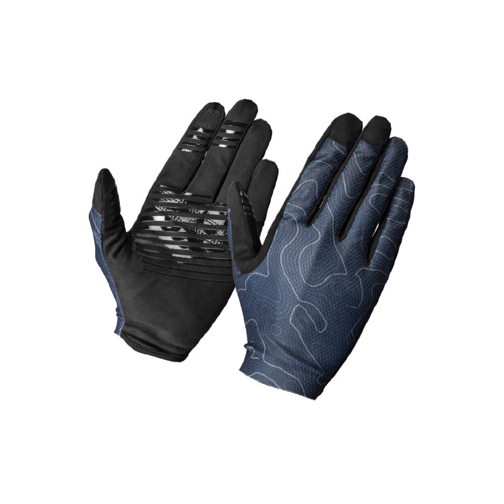 Tealish Blue Full Finger Cycling Gloves | 110.1