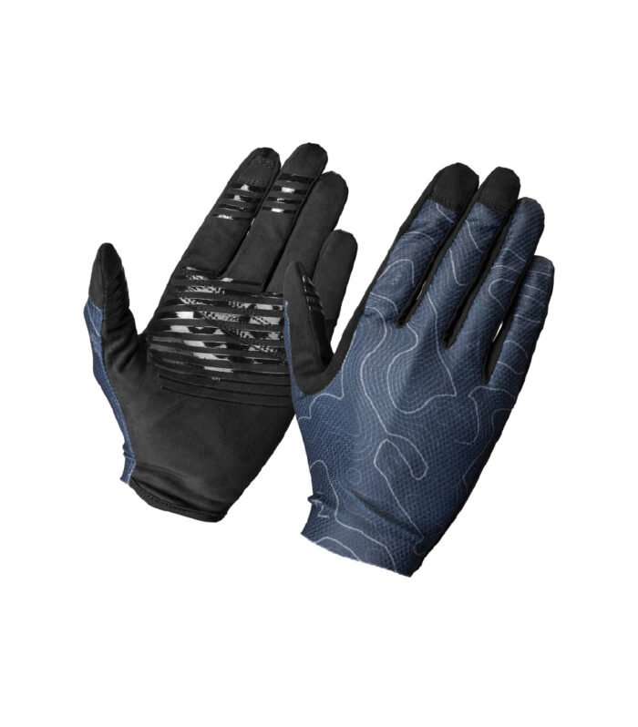 Tealish Blue Full Finger Cycling Gloves | 110.1