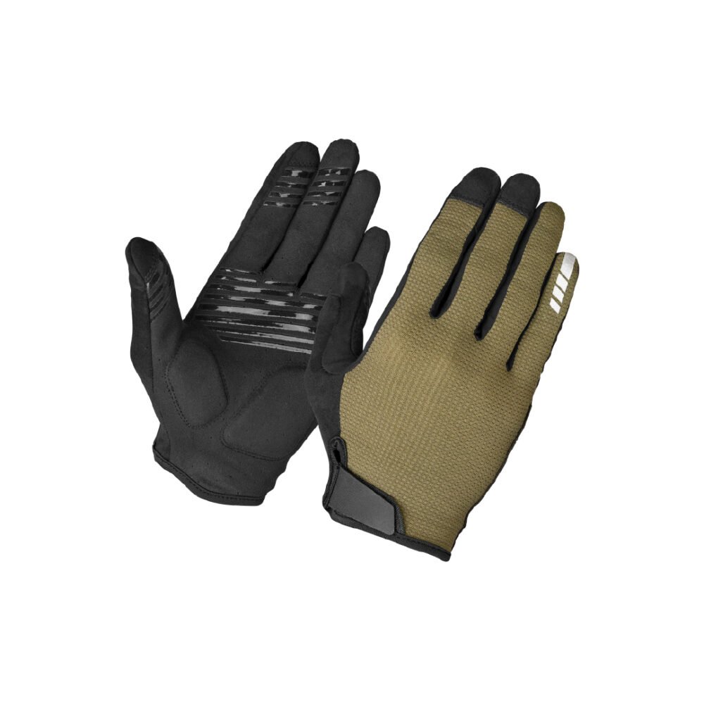 Grullo Brown Full Finger Cycling Gloves | 110.2
