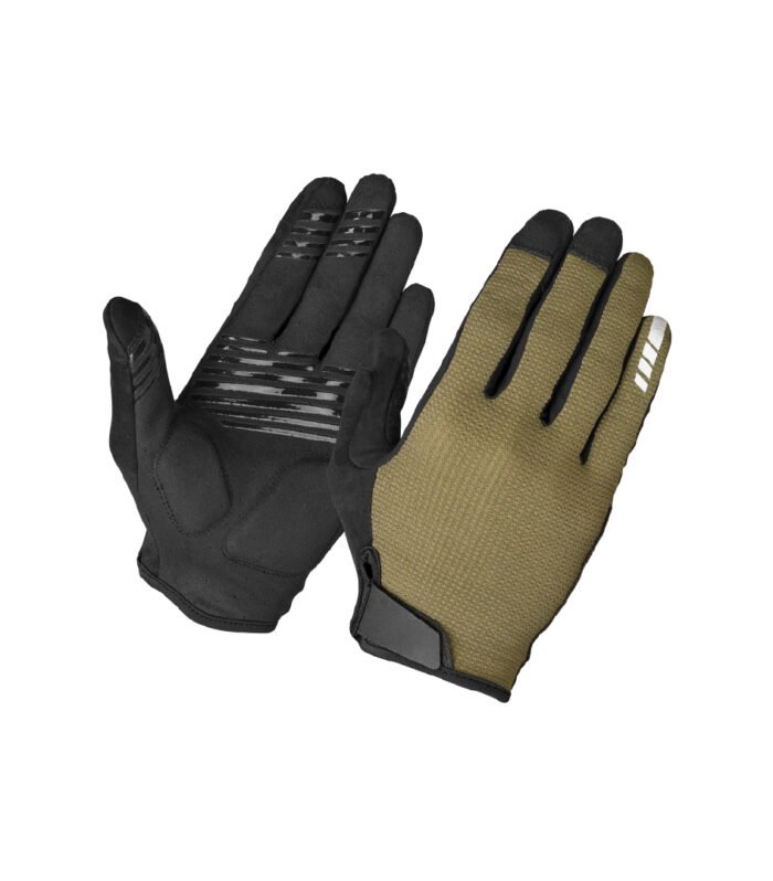Grullo Brown Full Finger Cycling Gloves | 110.2