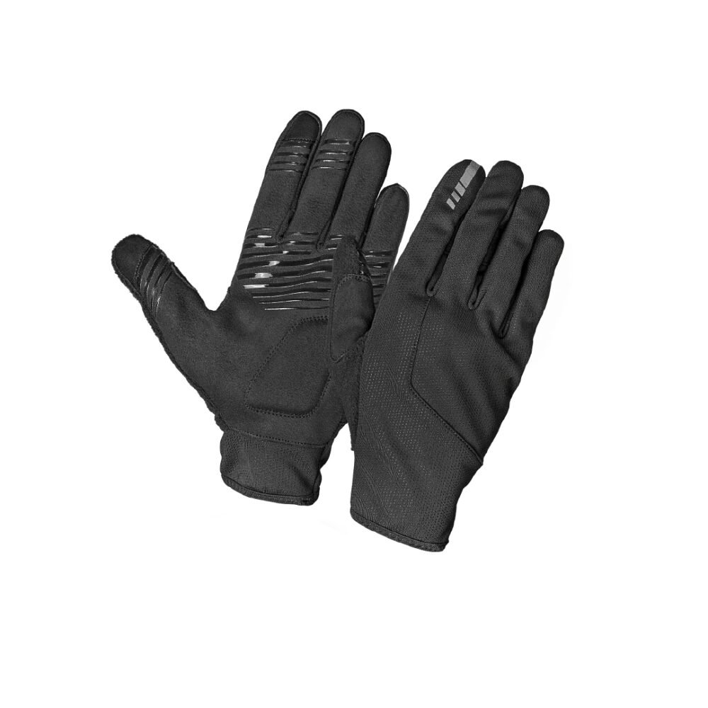 Black Warm Full-Finger Cycling Gloves | 110.4